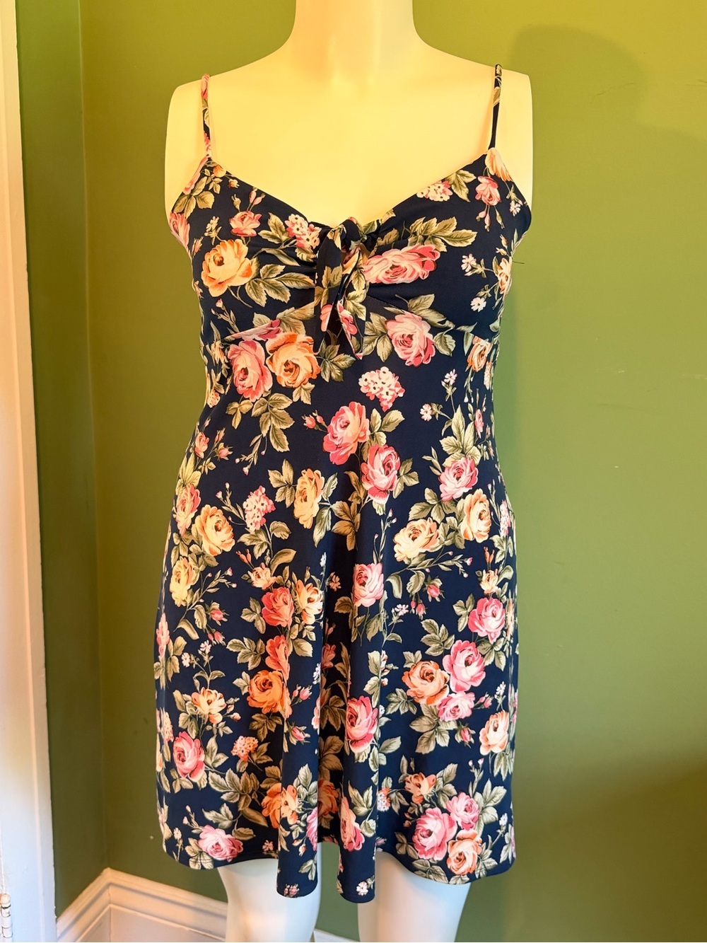 Ambiance Navy Floral Summer Dress
